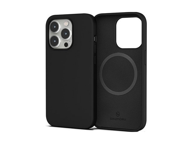 [아이폰14프로맥스 케이스] 다재다능한 아이템 신지모루 맥세이프 소프트그립 실리콘 컬러 휴대폰 케이스