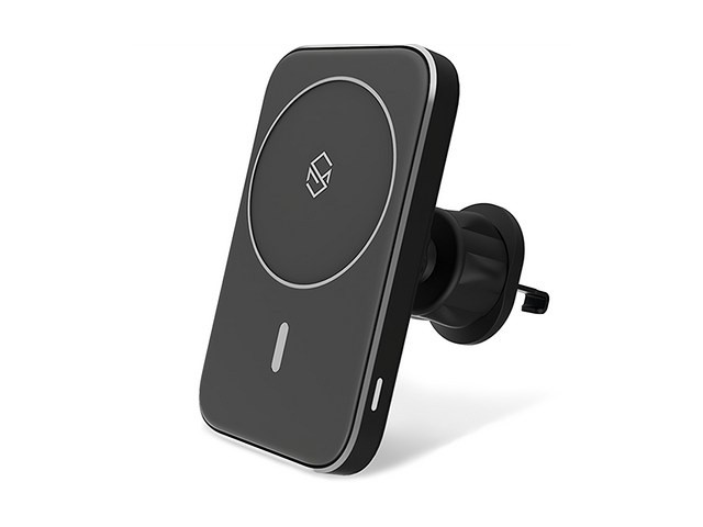 [차량용 아이폰 무선충전기 거치대] 놓치지 마세요 신지모루 맥세이프 송풍구형 차량용 고속 무선 충전 핸드폰 거치대 + C타입 케이블