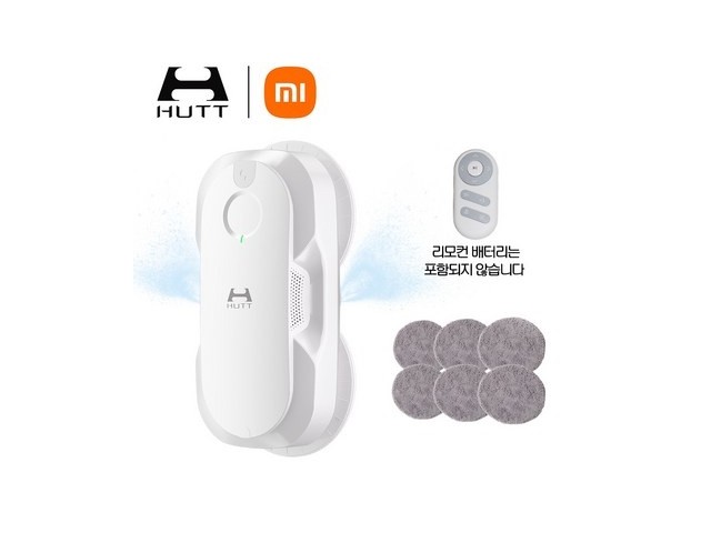 [골프스타킹] 핫 아이템 샤오미 HUTT 창문 로봇청소기 자동 분수 초강흡입력 +리필걸레세트